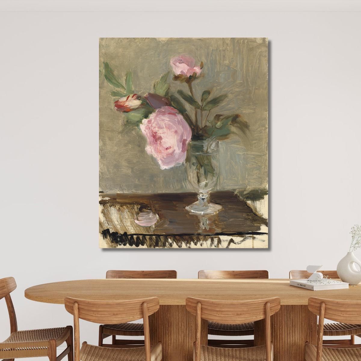 Peonies Berthe Morisot bmr27 canvas print 