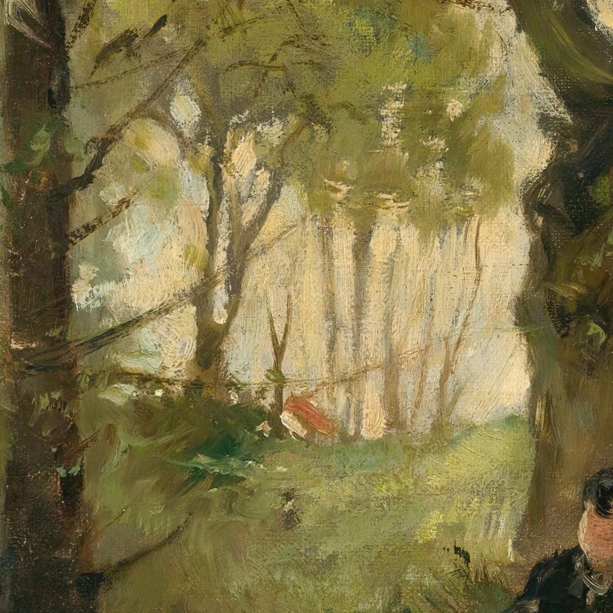 Old Path At Auvers Berthe Morisot bmr50 canvas print