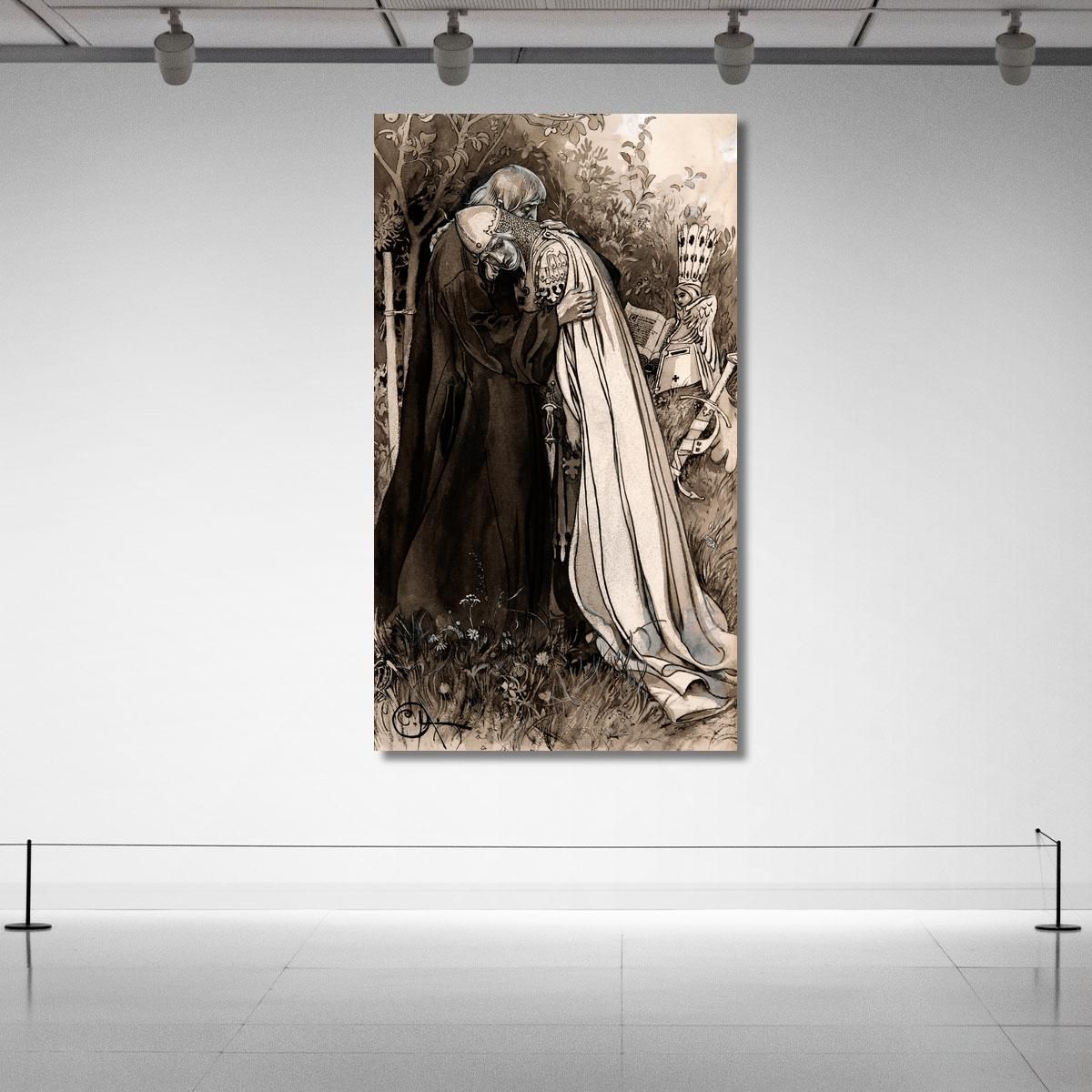 Illustration To Singoalla: The Wind Is My Lover By Viktor Rydberg 3 Carl Larsson clr19 canvas print 