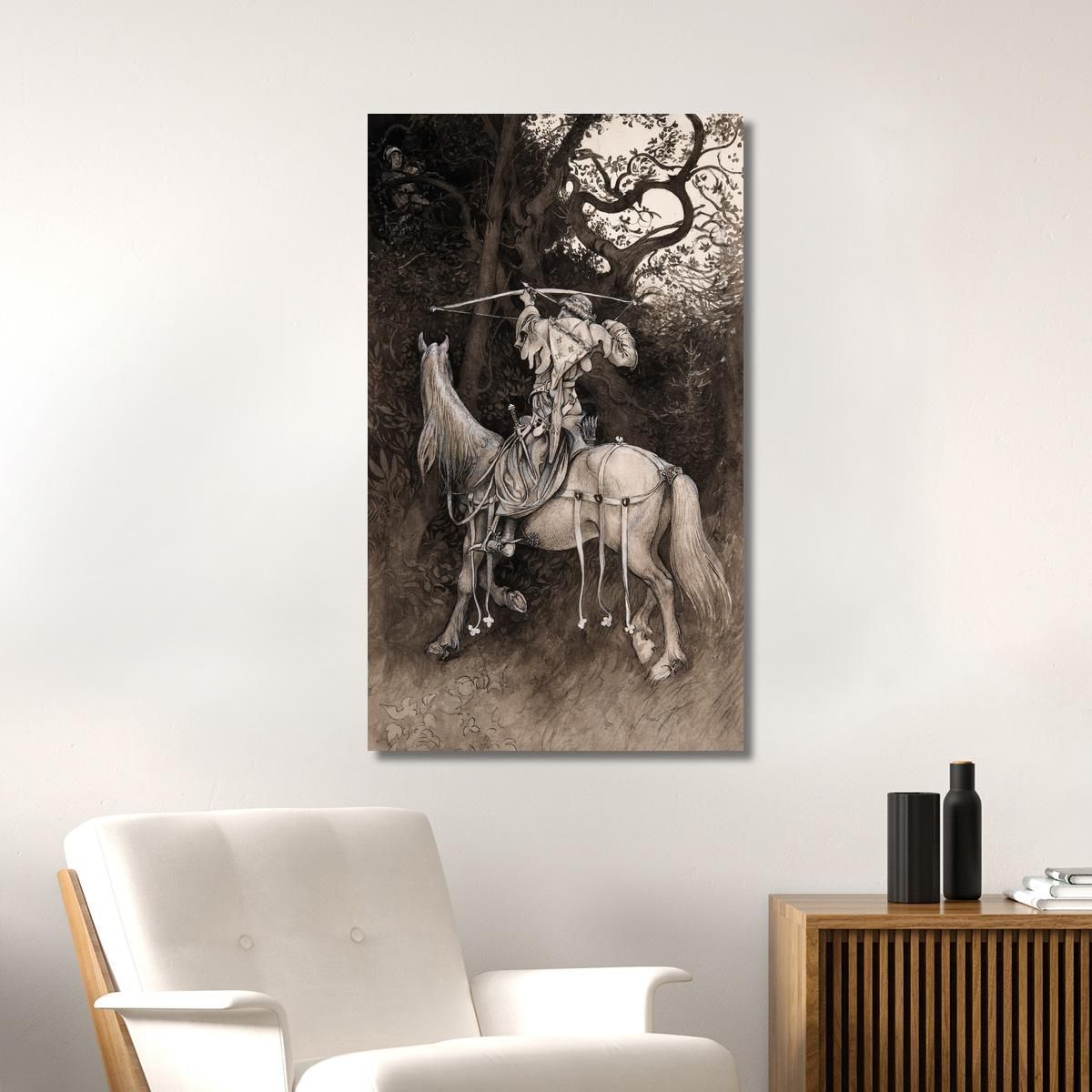 Illustration To Singoalla: The Wind Is My Lover By Viktor Rydberg 5 Carl Larsson clr21 canvas print 