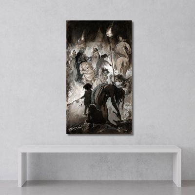 Illustration To Singoalla: The Wind Is My Lover By Viktor Rydberg 9 Carl Larsson clr25 canvas print 