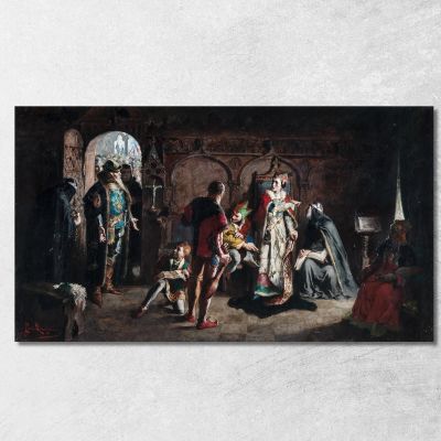 Sten Sture The Elder Frees The Captive Danish Queen Kristina From The Vadstena Monastery Carl Larsson clr53 canvas print 