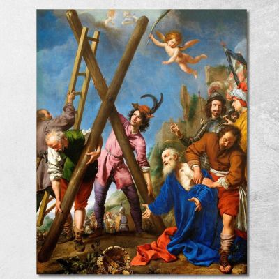 St Andrew Praying Before His Martyrdom Carlo Dolci cdl6 canvas print 