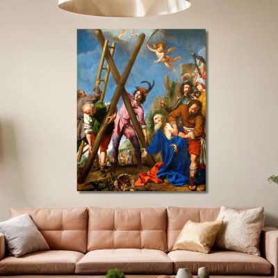 St Andrew Praying Before His Martyrdom Carlo Dolci cdl6 canvas print 