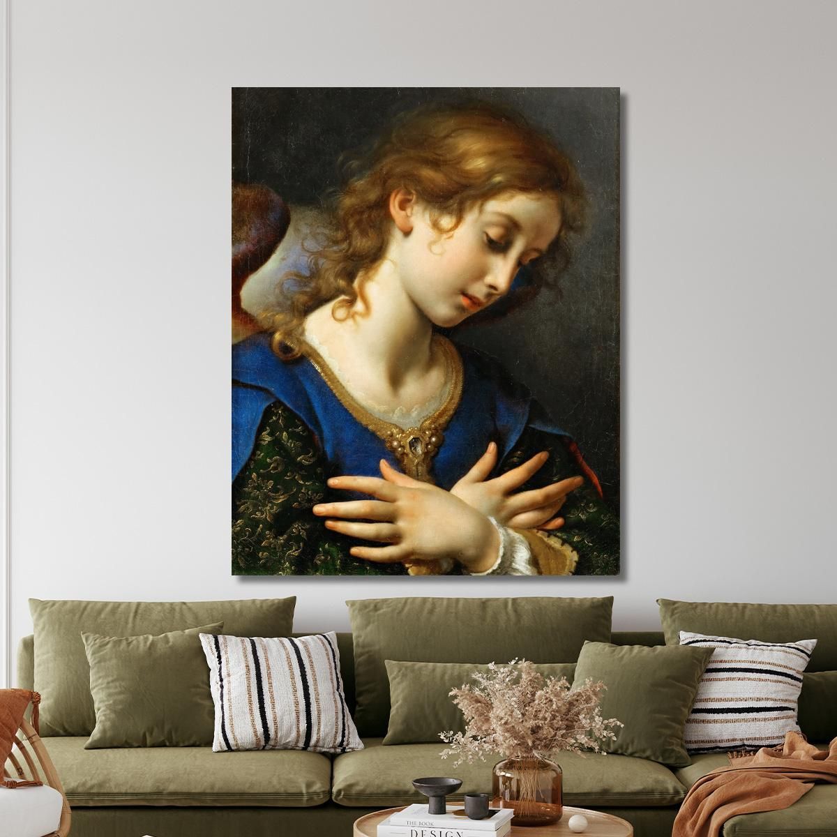 The Angel Of The Annunciation Carlo Dolci cdl8 canvas print 