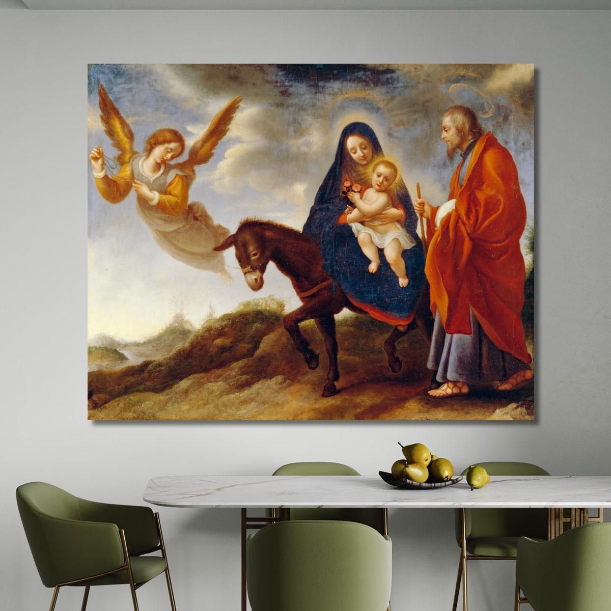 The Flight Into Egypt Carlo Dolci cdl9 canvas print 