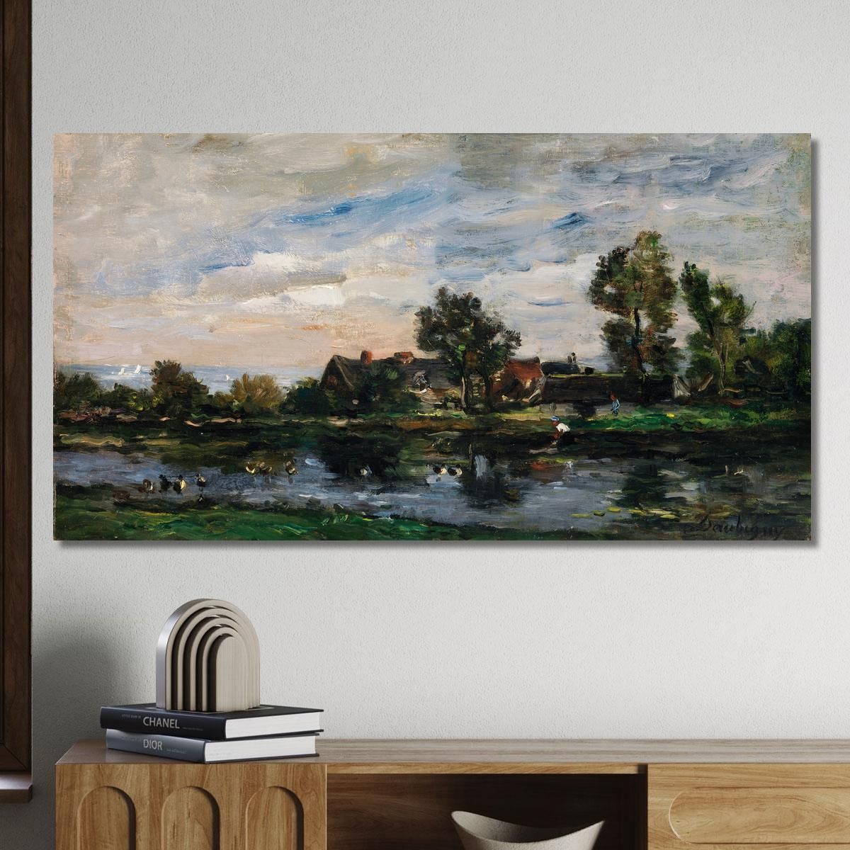 A Landscape Charles François Daubigny cfd1 canvas print 