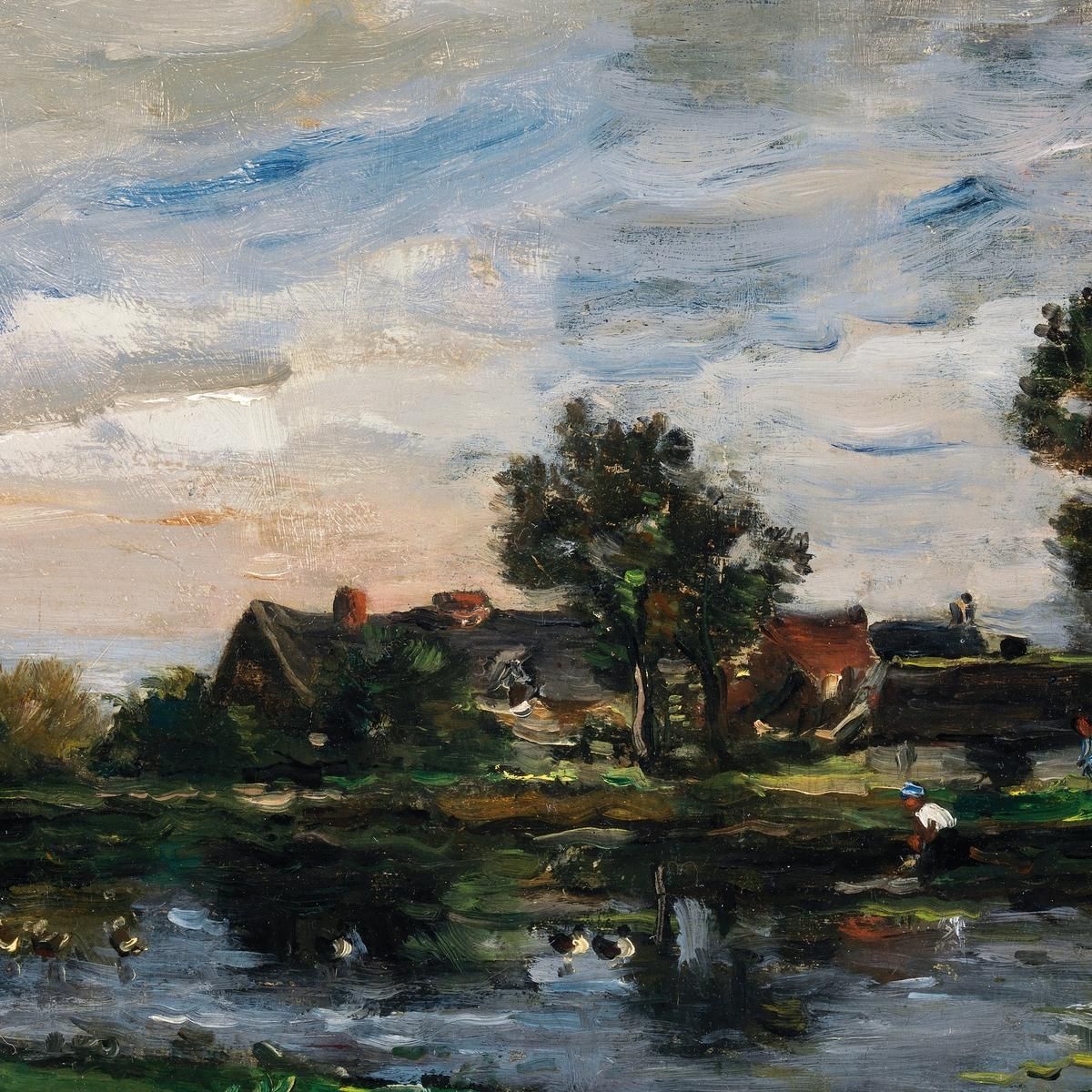 A Landscape Charles François Daubigny cfd1 canvas print