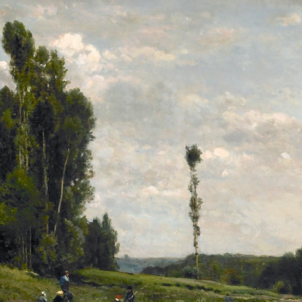 Banks Of The Oise At Auvers Charles François Daubigny cfd5 canvas print