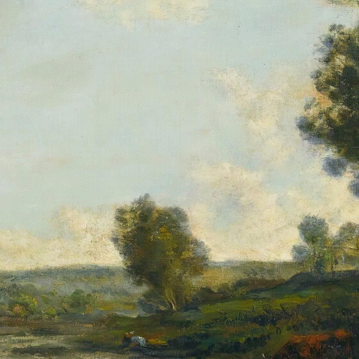 Banks Of The Oise Charles François Daubigny cfd10 canvas print