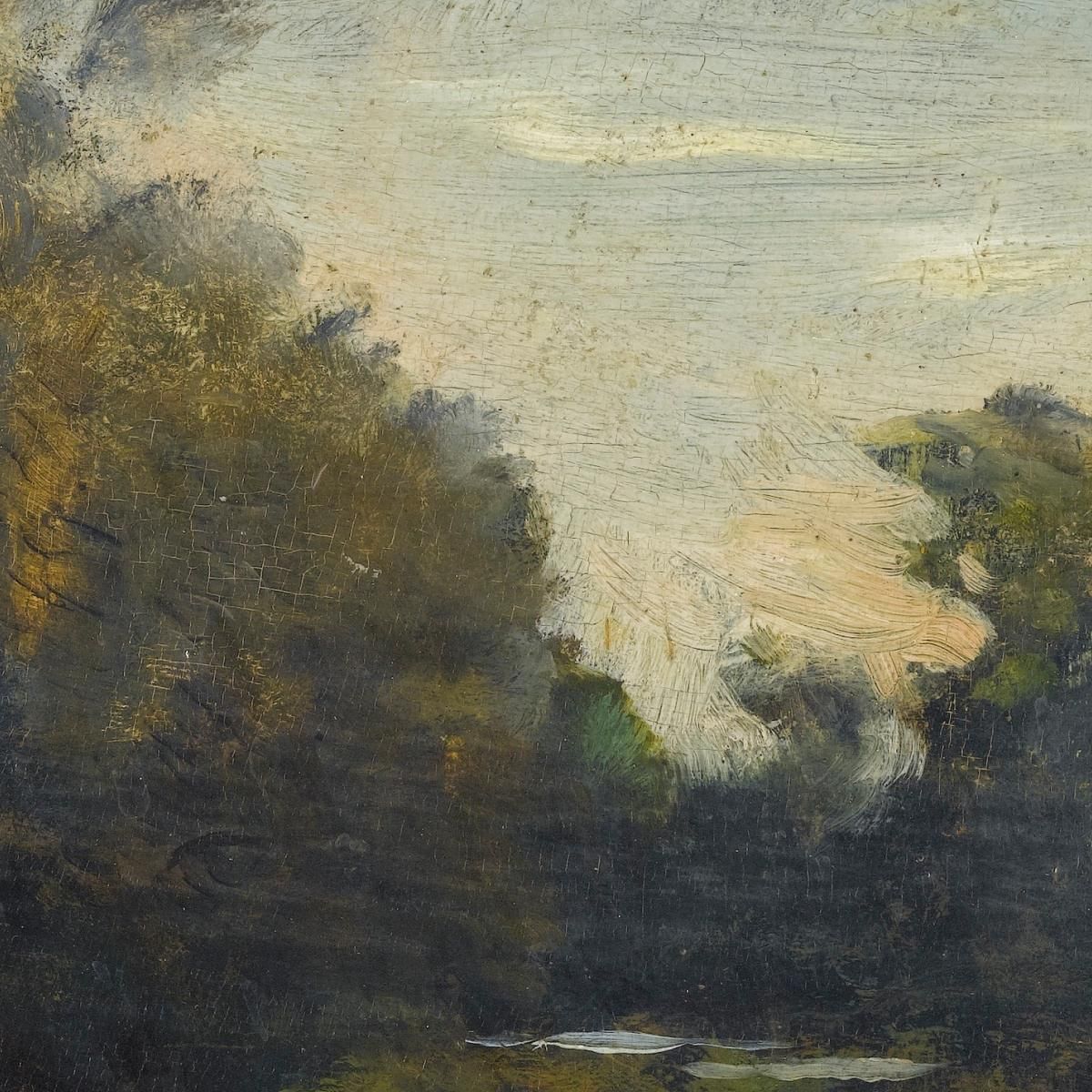 Riverbanks Near Corbigny Charles François Daubigny cfd15 canvas print