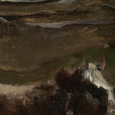 Cows In The Meadow Charles François Daubigny cfd29 canvas print
