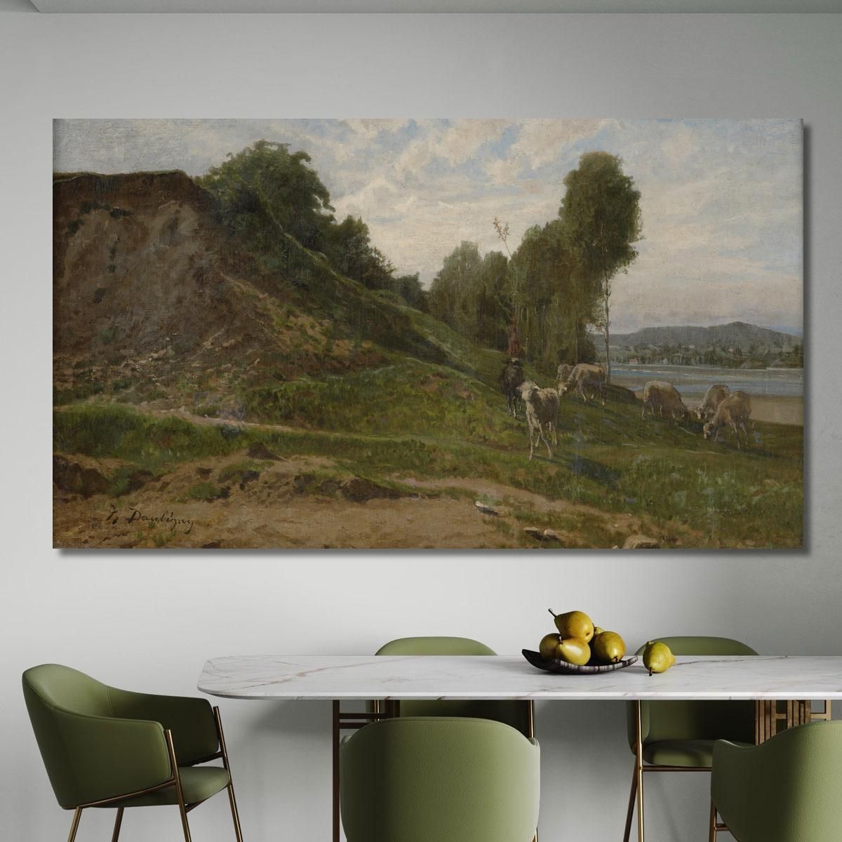 Landscape With Sheep Charles François Daubigny cfd41 canvas print 