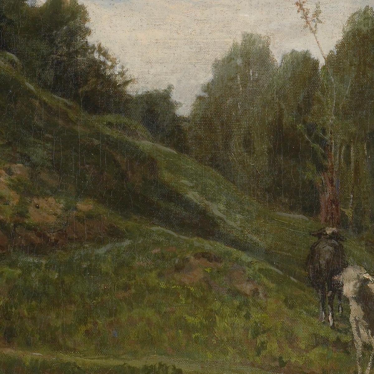 Landscape With Sheep Charles François Daubigny cfd41 canvas print