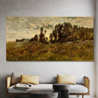 Landscape Charles François Daubigny cfd42 canvas print 