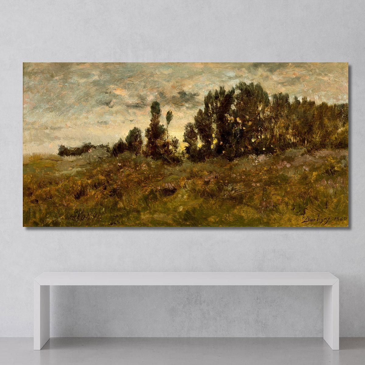 Landscape Charles François Daubigny cfd42 canvas print 