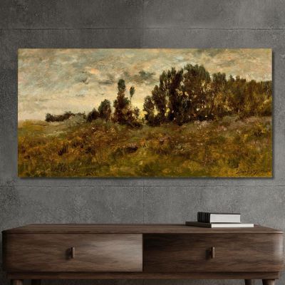 Landscape Charles François Daubigny cfd42 canvas print 