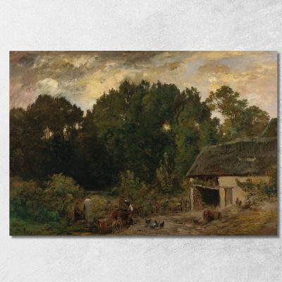 The Cooper Charles François Daubigny cfd46 canvas print 