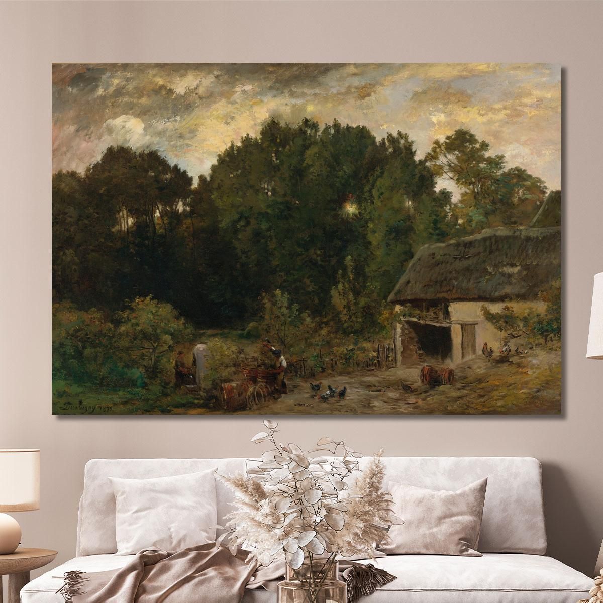 The Cooper Charles François Daubigny cfd46 canvas print 