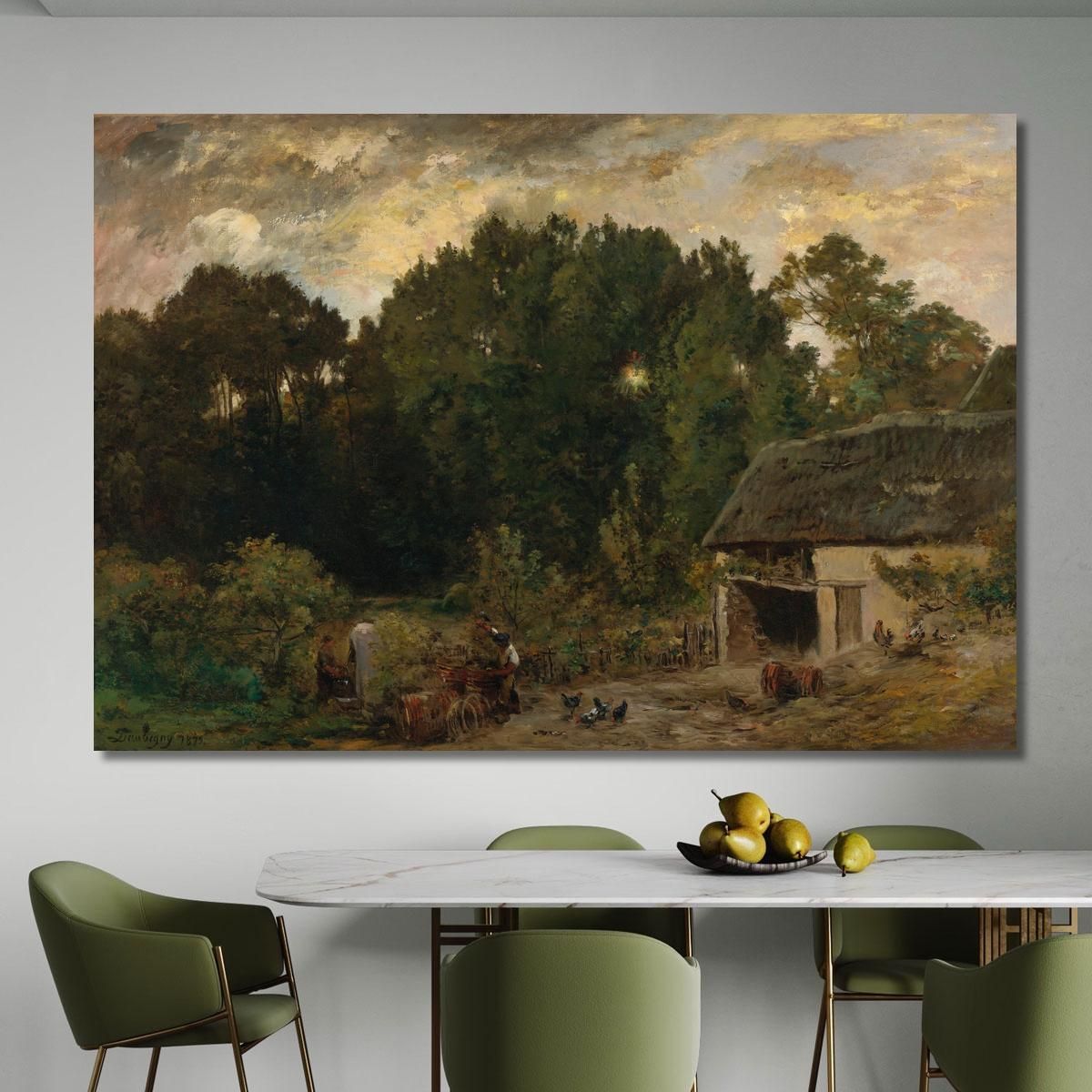 The Cooper Charles François Daubigny cfd46 canvas print 