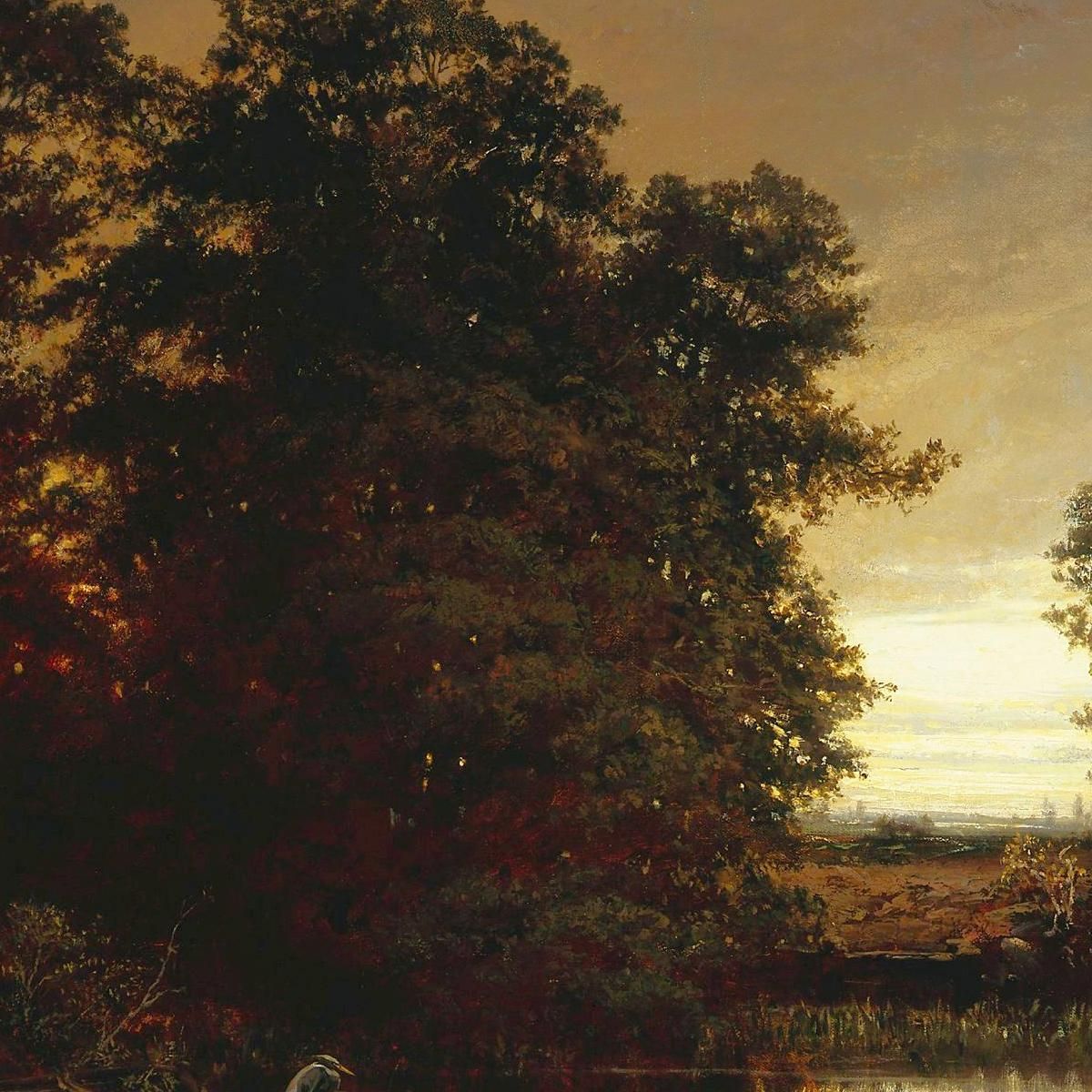 Waterside Landscape Charles François Daubigny cfd90 canvas print