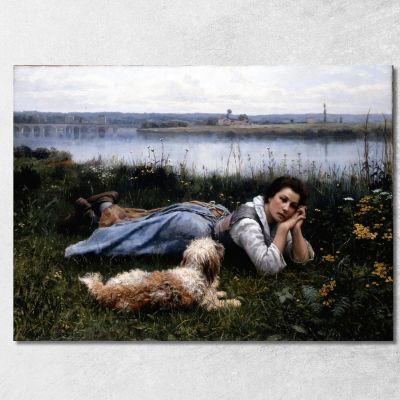Reverie Daniel Ridgway Knight drk23 canvas print 