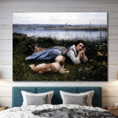 Reverie Daniel Ridgway Knight drk23 canvas print 