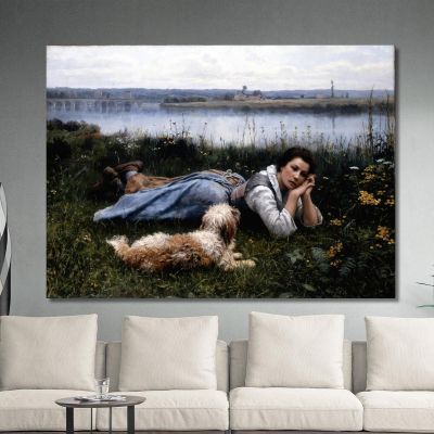 Reverie Daniel Ridgway Knight drk23 canvas print 