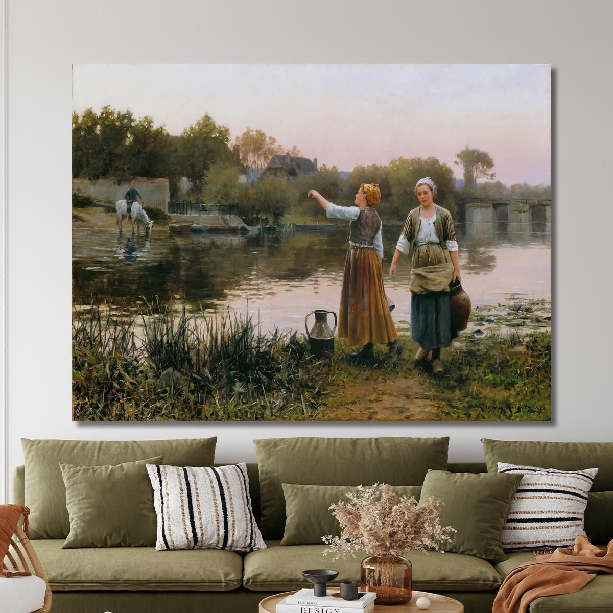 The Water Carriers 2 Daniel Ridgway Knight drk28 canvas print 