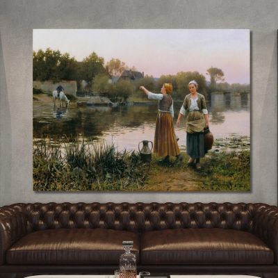 The Water Carriers 2 Daniel Ridgway Knight drk28 canvas print 