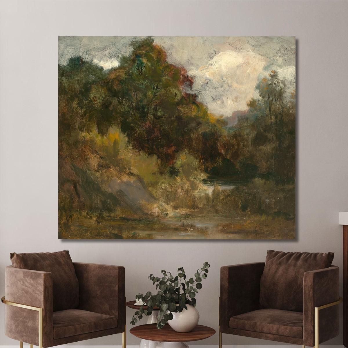 Landscape: Trees Edward Mitchell Bannister emb13 canvas print 