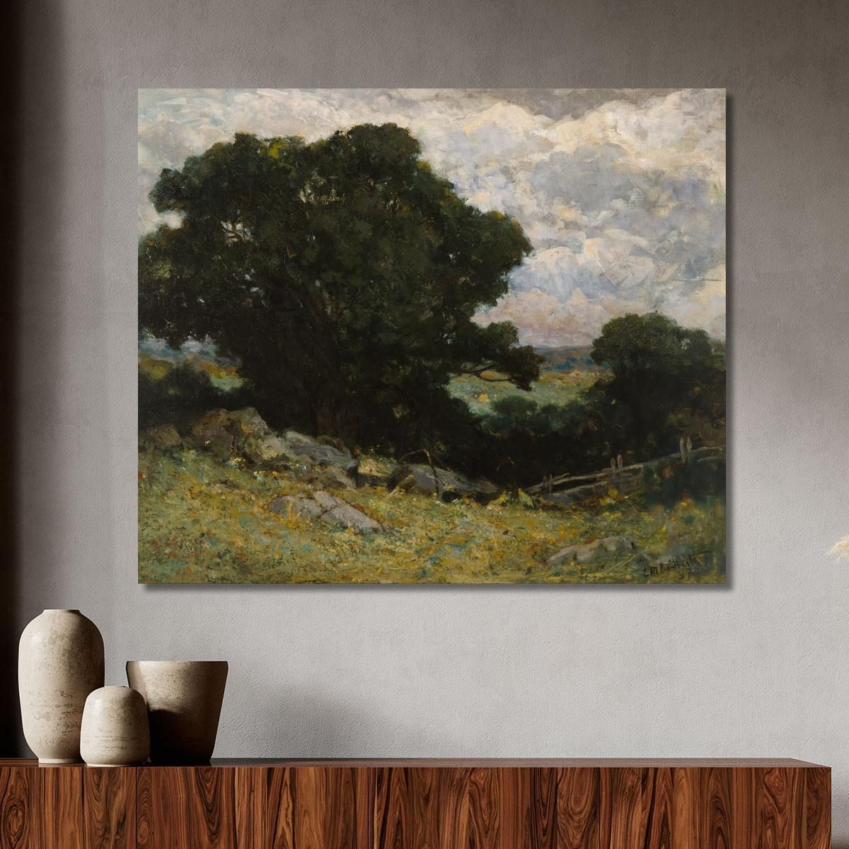 Landscape Edward Mitchell Bannister emb16 canvas print 