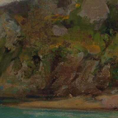 Rocks At Newport Edward Mitchell Bannister emb23 canvas print