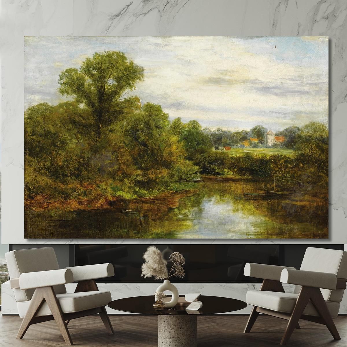 Summertime Edward Mitchell Bannister emb29 canvas print 