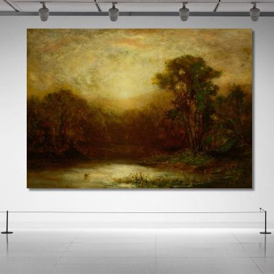 Sunset 2 Edward Mitchell Bannister emb30 canvas print 