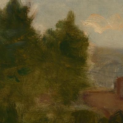 Houses And Trees Edward Mitchell Bannister emb45 canvas print