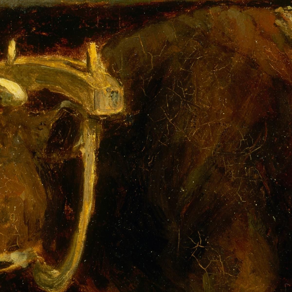 Man With Two Oxen Edward Mitchell Bannister emb62 canvas print