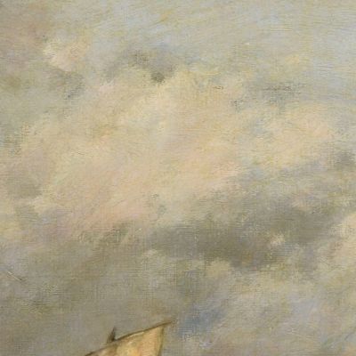 Berck Departure Of The Boats Eugène Boudin ebd18 canvas print