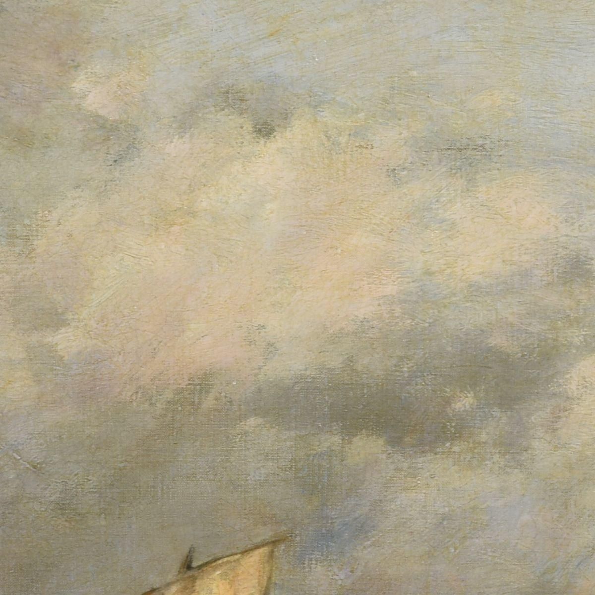 Berck Departure Of The Boats Eugène Boudin ebd18 canvas print