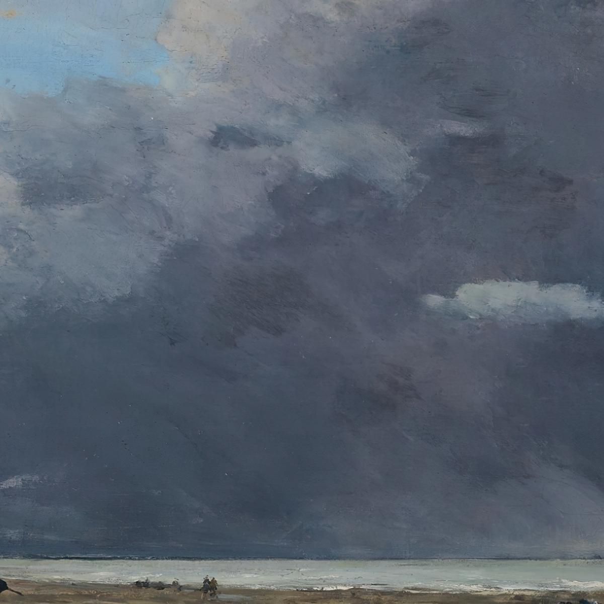 Deauville Low Tide Eugène Boudin ebd35 canvas print