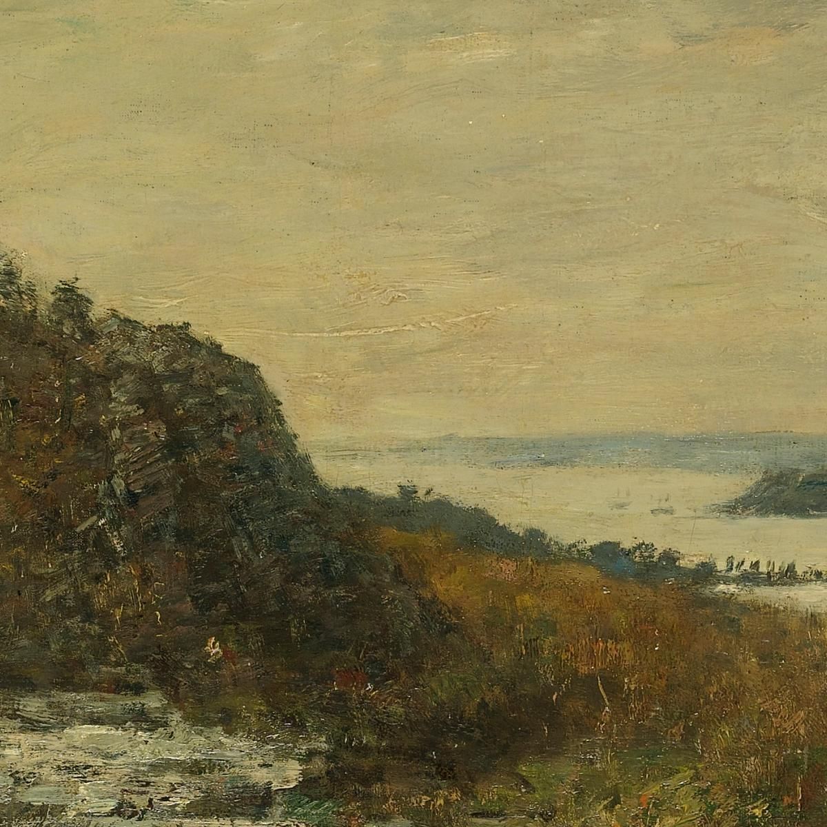 Environs Of Brest Mouth Of The Élorn Eugène Boudin ebd43 canvas print