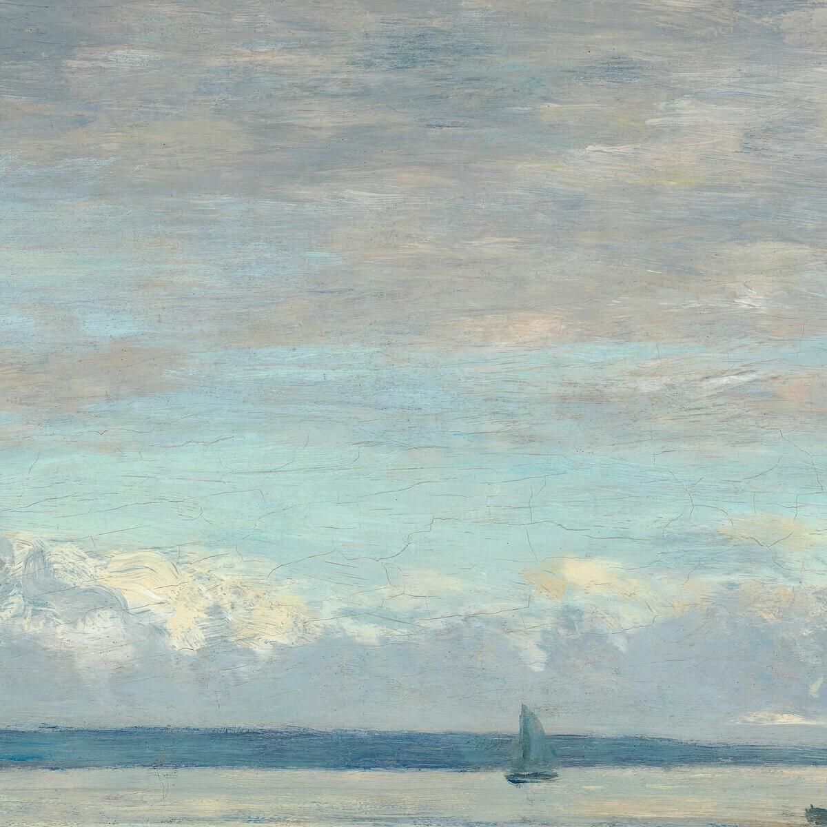 Honfleur. Fishermen On The Shore Eugène Boudin ebd54 canvas print