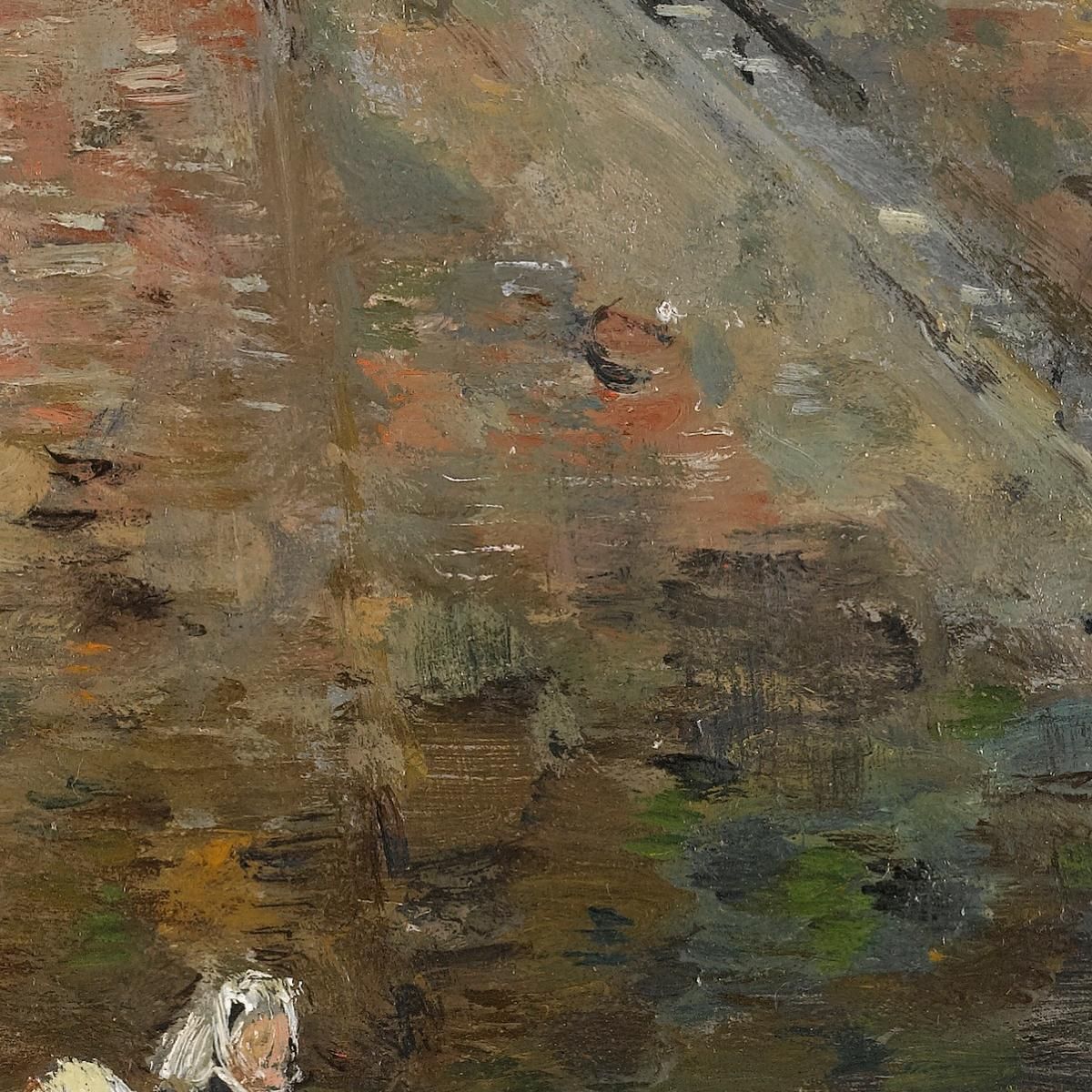Washerwomen On The Riverbank Eugène Boudin ebd71 canvas print