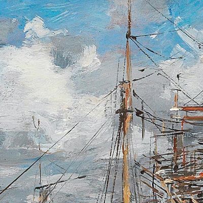 The Basin Of Deauville Eugène Boudin ebd72 canvas print