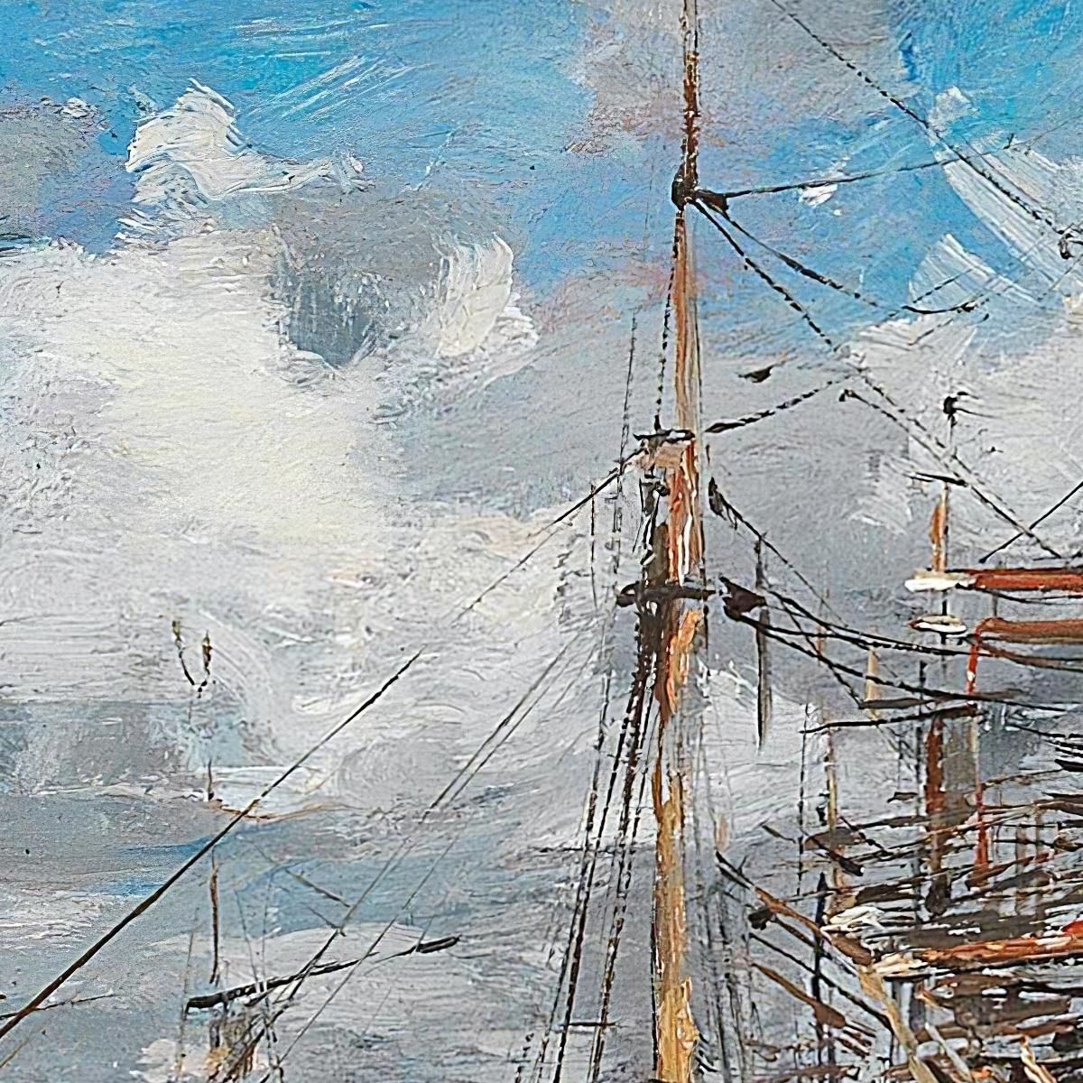 The Basin Of Deauville Eugène Boudin ebd72 canvas print