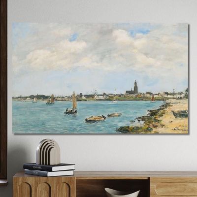 Le Croisic. General View From Pempron Eugène Boudin ebd74 canvas print 