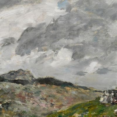 Mountains Near Nice Eugène Boudin ebd92 canvas print