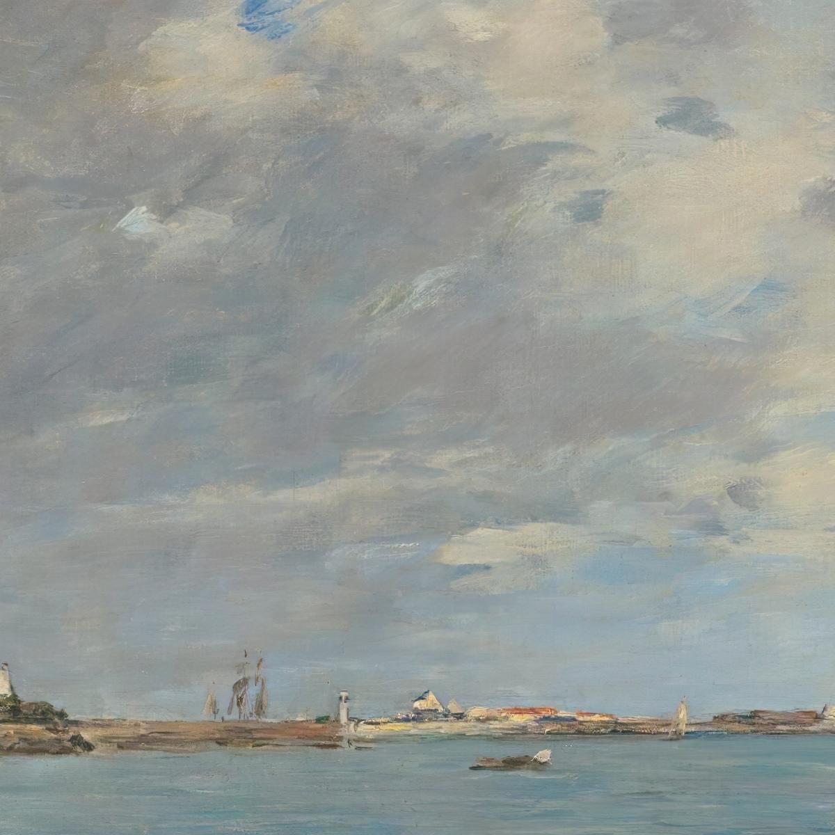 Saint-Vaast-La-Hougue The Bay Eugène Boudin ebd119 canvas print