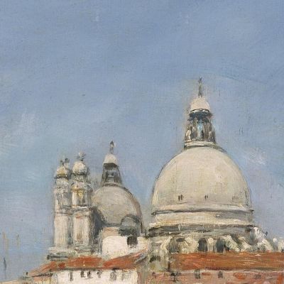 Venice Santa Maria Della Salute From San Giorgio Eugène Boudin ebd166 canvas print