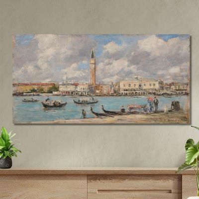 Venice. San Giorgio Eugène Boudin ebd173 canvas print 